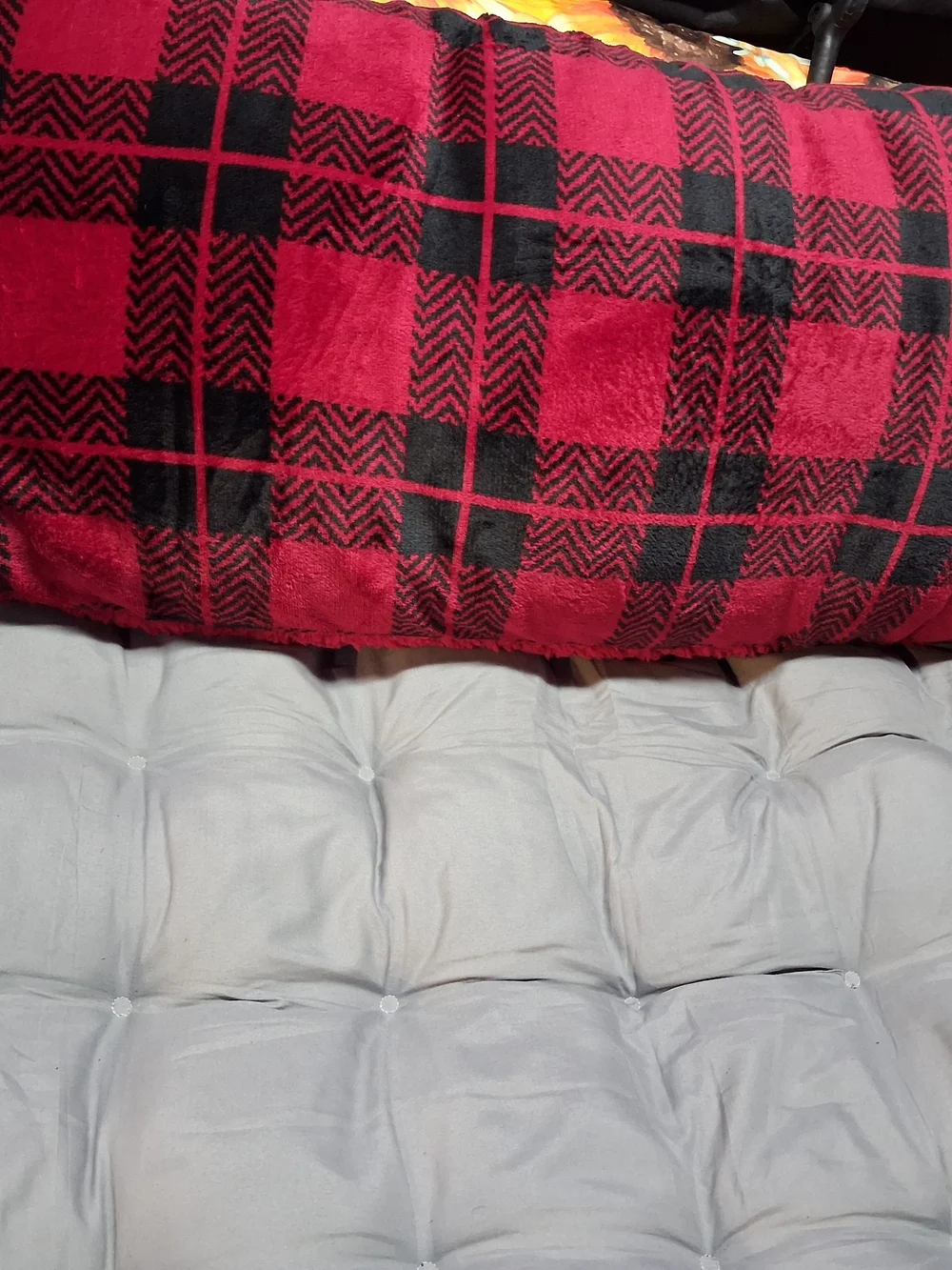 Member's Mark Body Pillow 52 In X 20 In Buffalo Plaid